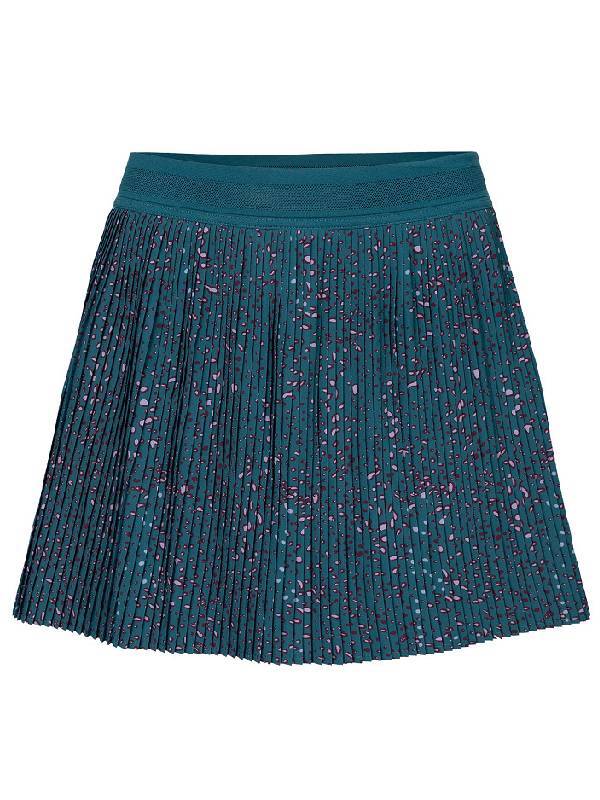 INDIAN MAHARADJA FINE PLEATED SKIRT – OCEAN