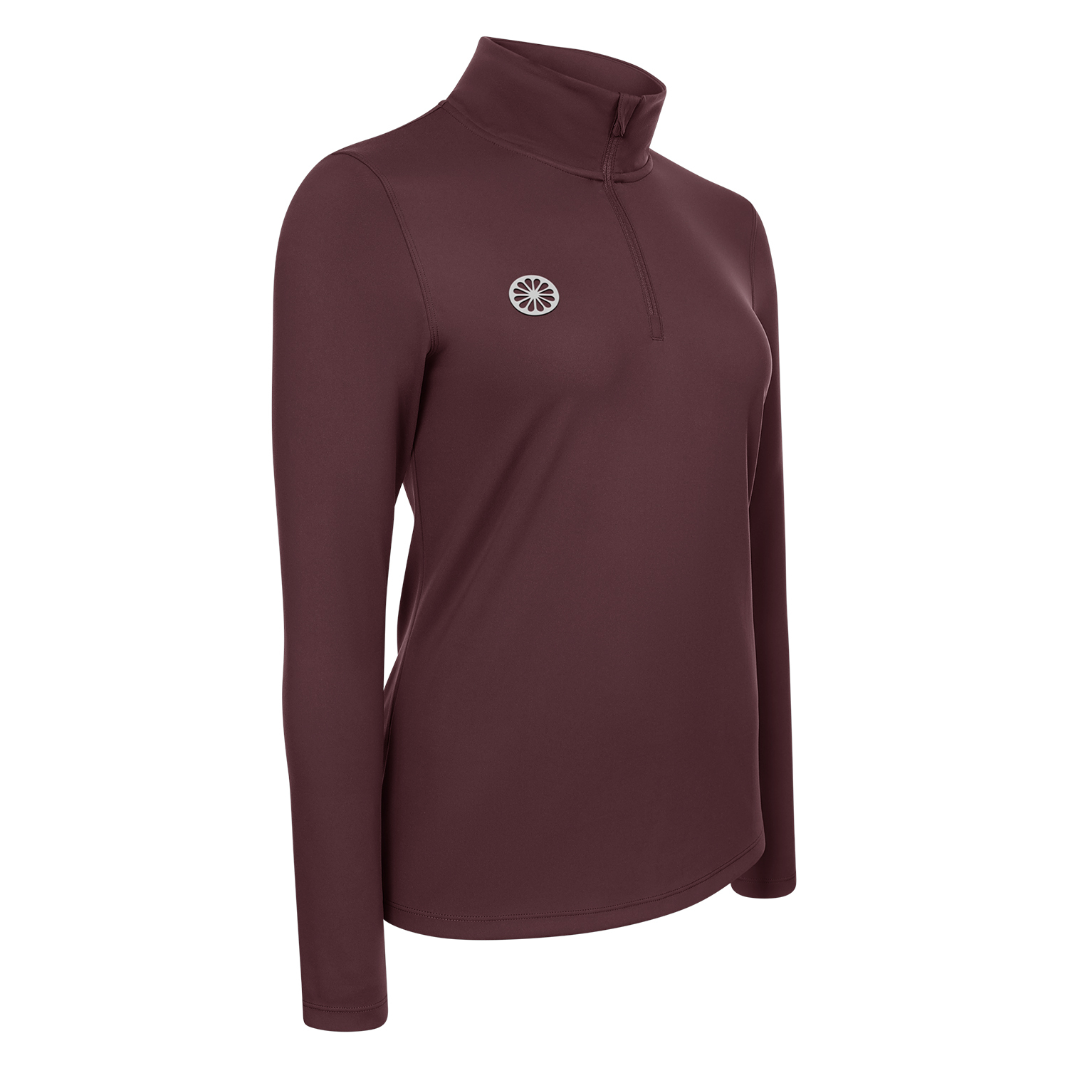 INDIAN MAHARADJA WOMAN PERFORMACE HALF ZIP - BERRY - Afbeelding 2