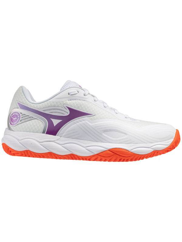 MIZUNO WAVE ENFORCE COURT 2 CC – WIT/ORANJE/PAARS