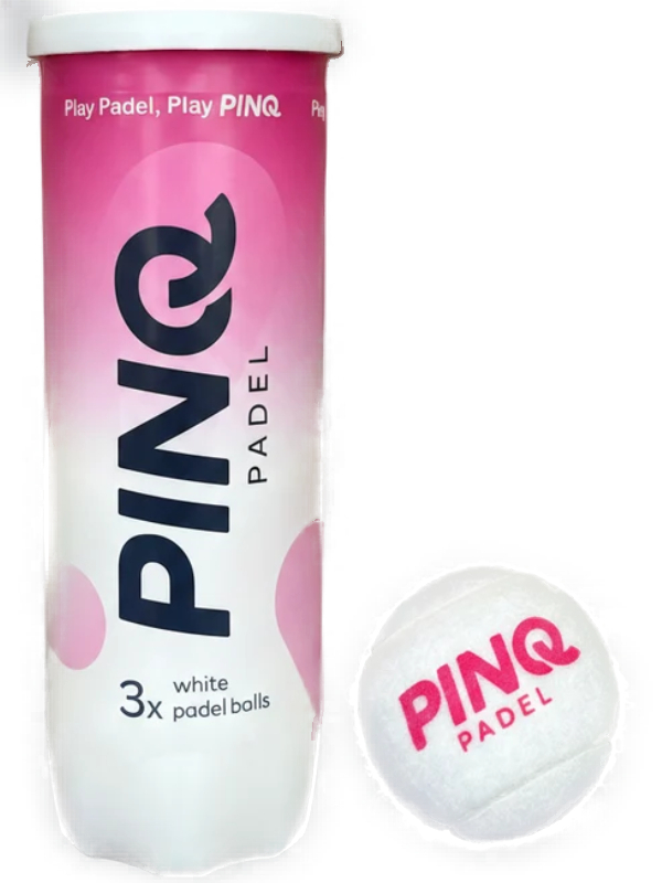 PINQ PADEL BALLEN - WIT (3 st.)
