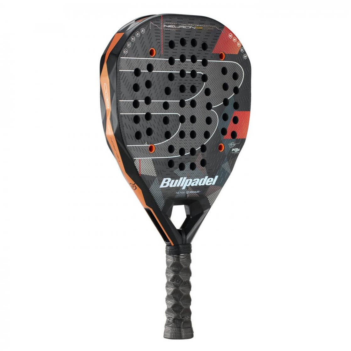 BULLPADEL NEURON 02 EDGE - ZWART/ORANJE - Afbeelding 2