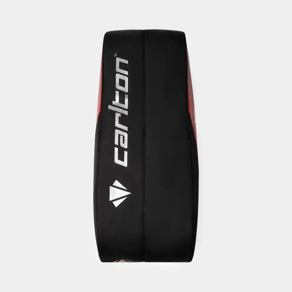 CARLTON PRO 2-VAKS RACKETBAG - ZWART/ROOD - Afbeelding 5