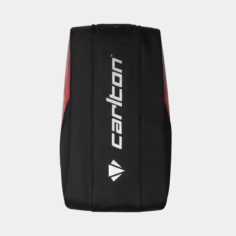 CARLTON PRO 3-VAKS RACKETBAG - ZWART/ROOD - Afbeelding 5