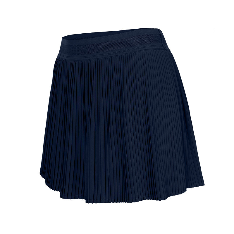 INDIAN MAHARADJA FINE PLEATED SKIRT – NAVY - Afbeelding 3