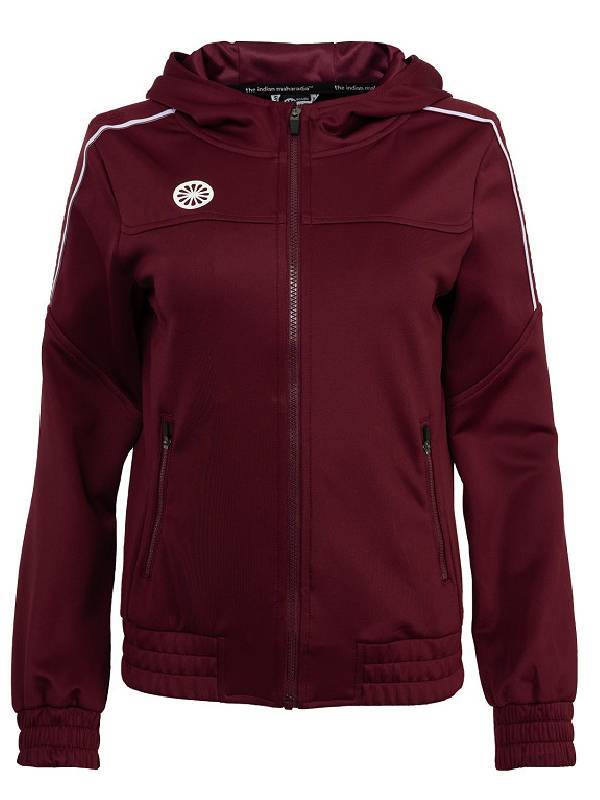 INDIAN MAHARADJA W JAIPUR HOODED JACKET - BORDEAUX
