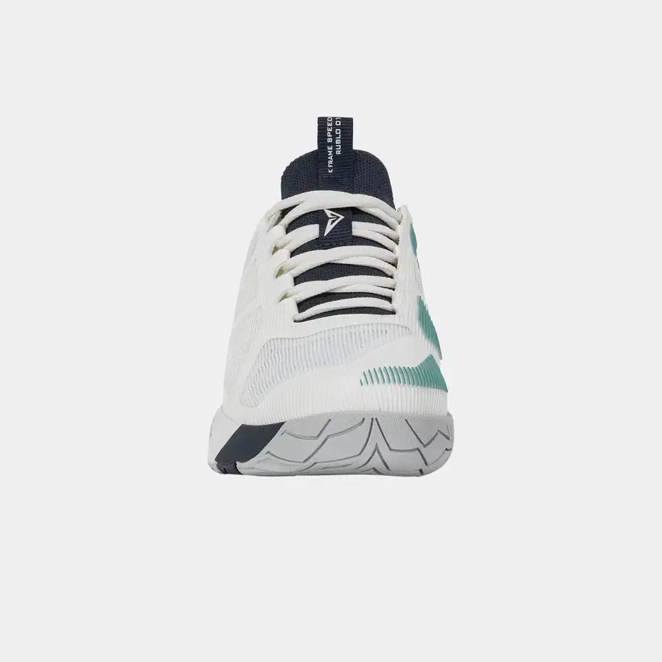 K-SWISS K-FRAME SPEED RUBLO CLAY - WIT/GRIJS/BLAUW - Afbeelding 5