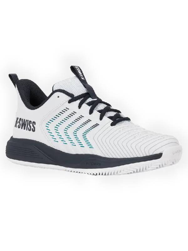 K-SWISS ULTRASHOT LIGHT CLAY - WIT/CRN/BLTC