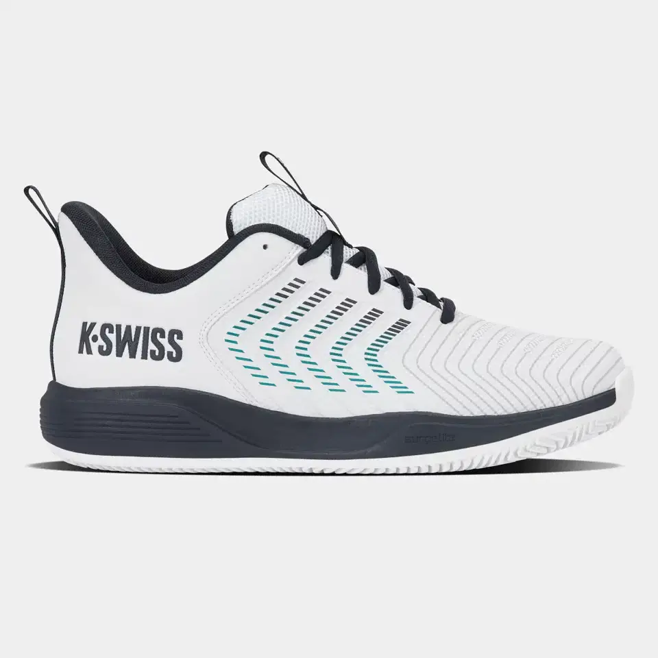 K-SWISS ULTRASHOT LIGHT CLAY - WIT/CRN/BLTC - Afbeelding 2