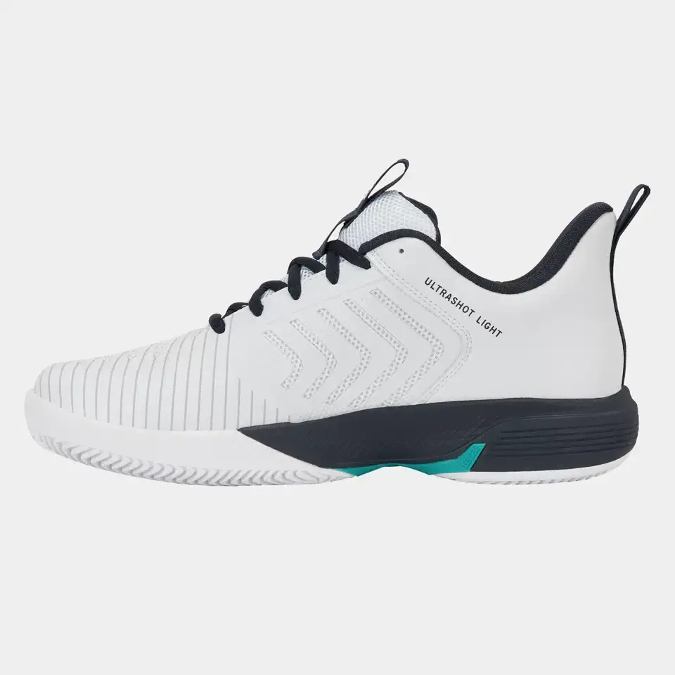 K-SWISS ULTRASHOT LIGHT CLAY - WIT/CRN/BLTC - Afbeelding 3